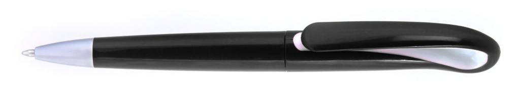 1012С-1 "Капля" Ручка пластиковая с поворотным механизмом, цвет чёрно-белая