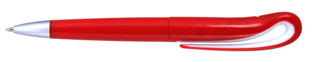 1012С  1012С-1 "Капля" Ручка пластиковая с поворотным механизмом, цвет чёрно-белая