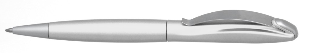 В 1031B  "Муравей" Ручка пластиковая с поворотным механизмом, цвет белый, купить пластиковые ручки в Днепродхержинске, ручки с печатью в Днепродзержинске, печать на ручках , ручки с логотипом Днепродзержинск