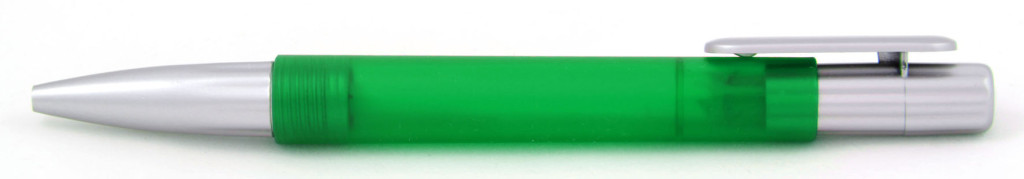 В 1551А Ручка пластиковая шариковая автоматическая с кнопкой, цвет зелёно-серый, купить пластиковые ручки в Ялте, ручки с печатью вЯлте, печать на ручках , ручки с логотипом Ялта