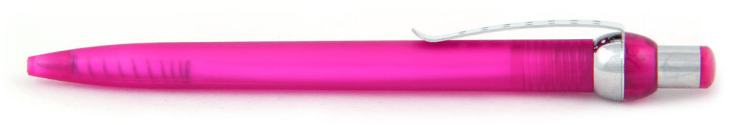 В 1655 "Горошина" Ручка пластиковая шариковая автоматическая с кнопкой, цвет розово-серебристая, купить пластиковые ручки для, ручки с печатью, печать на ручках , ручки с логотипом