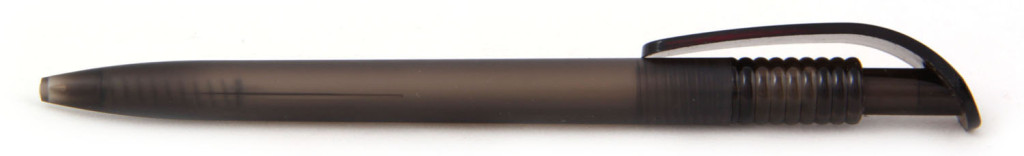 В 1729-1 В 1729 Ручка пластиковая шариковая автоматическая клип-кнопка, цвет матовый чёрный, печать на ручках, ручки с печатью