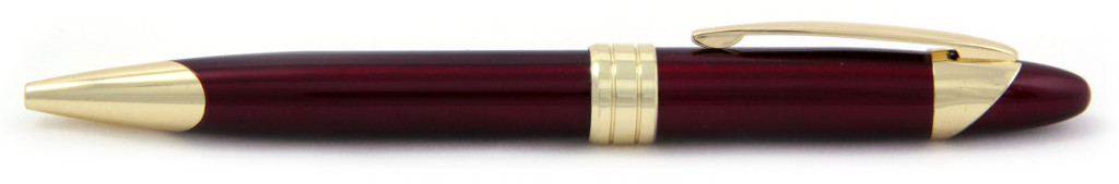 701М-2 B 701М-8 Ручка металлическая, с поворотным механизмом, бордовая с золотом, печать на ручках, ручки с граверовкой