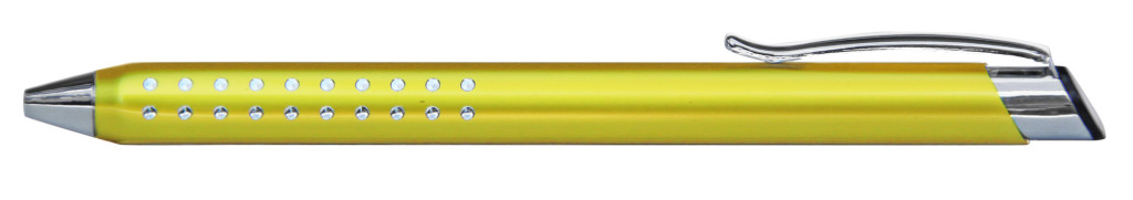 9374M-5 B 9374M Ручка металлическая, автоматическая,жёлтый с серебром, dremel, гравировка харьков