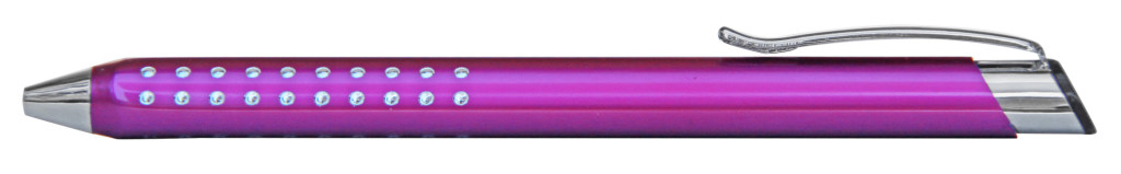 9374M-9 B 9374M Ручка металлическая, автоматическая, фуксия с серебром, сувенирные ручки, сувенирная продукция ручки