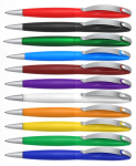 B-1031C ручки пластиковые под нанесение логотипа, нанесение логотипа на пластиковые ручки, ручки с логотипом
