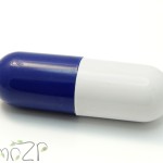P20 флешка капсула, флешка в пластиковом двухцветном корпусе, флешка для брендирования