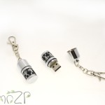 ZP S1 металлическиая флешка, подарочная металлическая противоударная водонепроницаемая флешка с металлическим корпусом