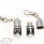 ZP S1 металлическиая флешка, подарочная металлическая противоударная водонепроницаемая флешка с металлическим корпусом