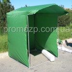 торговая палатка 1,5х1,5 тент оксфорд, плотность ткани 150 грамм на 1 метр квадратный каркас металлический диаметр трубки 16 мм promozp.com.ua
